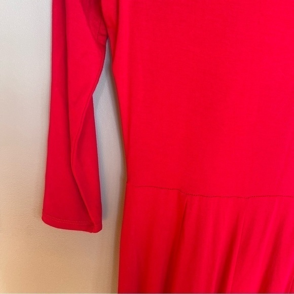 Calvin Klein red dress size 2 EUC - Picture 5 of 9